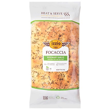 Tb Iz Rosemary Garlic Focaccia With Olive Oil And Sea Salt Take And Bake - EA - Image 3