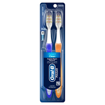 Oral B Pulsar Expert Clean Battery Tb Med 2ct - 2 CT - Image 7