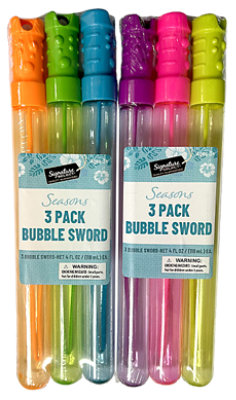 Signature SELECT Seasons Bubble Swords 4 Oz 3 Pack - Each - Image 1