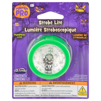 Holiday T Pumpkin Light Strobe - EA - Image 1