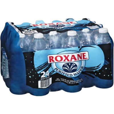 Roxane Purified Water Case Of 500ml Bottles - 24-16.9 FZ - Image 1