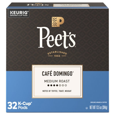 Peets Cafe Domingo KCup Coffee Cups - 4-32 Count - Image 2