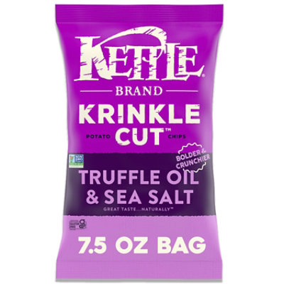 Kettle Brand Krinkle Cut Truffle Oil & Sea Salt Kettle Potato Chips - 7.5 Oz - Image 1