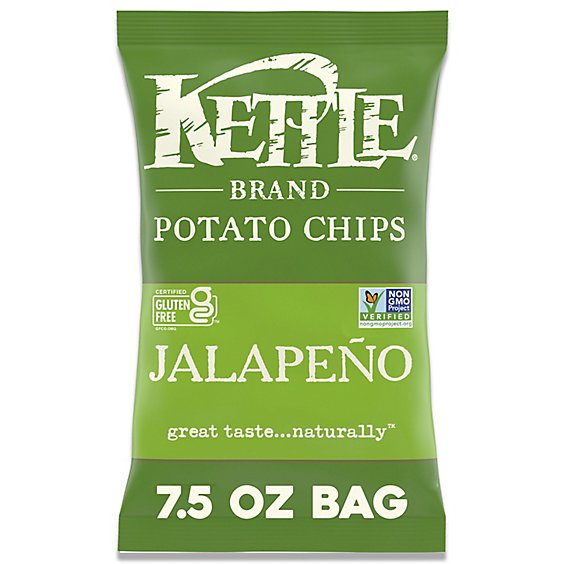 Kettle Foods Jalapeno Kettle Chips - 7.5 Oz