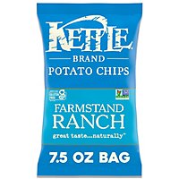 Kettle Brand Ranch Potato Chips- 7.5 Oz - Image 2