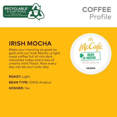 McCafe Irish Mocha Flavored Coffee Keurig Single Serve K Cup Pods - 12 Count - Image 5