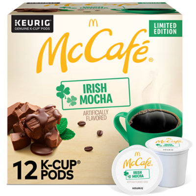 McCafe Irish Mocha Flavored Coffee Keurig Single Serve K Cup Pods - 12 Count - Image 1