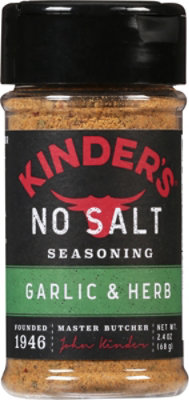 Kinders Spice No Salt Garlic Herb - 2.4 OZ - Image 2