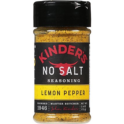 Kinders Spice No Salt Lemon Pepper - 2.6 OZ - Image 2