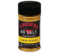 Kinders Spice No Salt Lemon Pepper - 2.6 OZ
