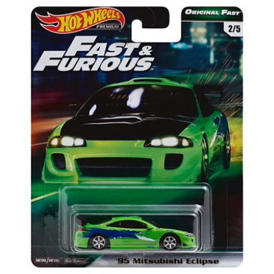 ミニカー FAST&FURIOUS MITSUBISHI ECLIPCE Fast & Furious Brian's Mitsubishi Eclipse (RX-7 Graphics) 1/24