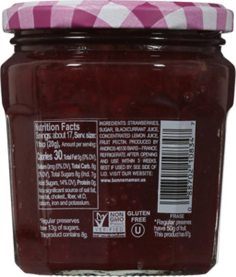 Strawberry Fruit Spread More Fruit Less - 11.8 OZ - Image 5