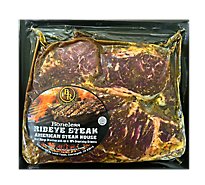 Branding Iron Ranch Beef Ribeye Boneless American Steakhouse - 1 Lb