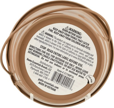 Patio Essentials Citronella Bucket 2 Oz - EA - Image 4
