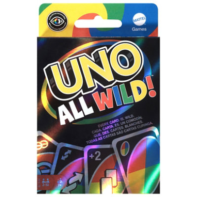 Mattel Uno All Wild! Card Game - Each - Image 1