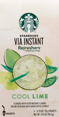 Starbucks Via Refresher Cool Lime 5 Count - 6 CT - Image 2