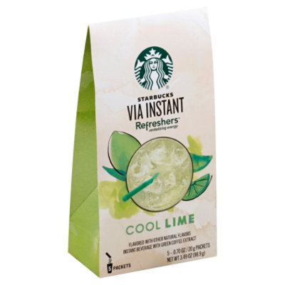 Starbucks Via Refresher Cool Lime 5 Count - 6 CT - Image 1