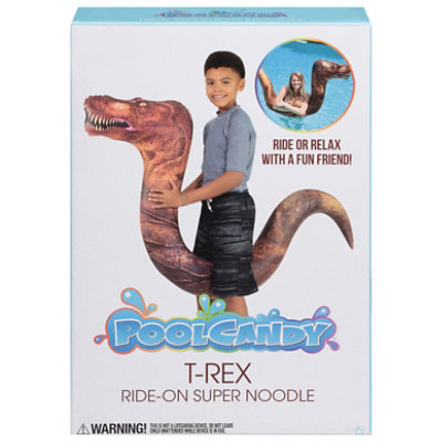 PoolCandy T-Rex Ride On Super Noodle - Each - Image 1