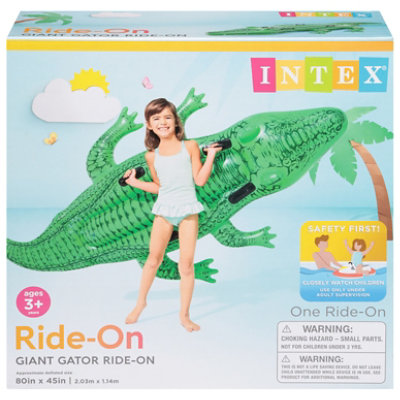 Intex Giant Gator Ride On - Each - Image 1
