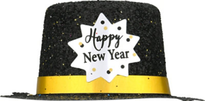 Happy New Year Mini Glitter Hat 1 Count - Each - Image 2