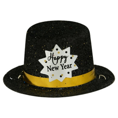 Happy New Year Mini Glitter Hat 1 Count - Each - Image 1