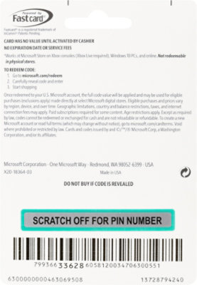 Xbox Gift Card 15 - 1 EA - Image 4