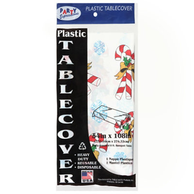 Table Mate Candy Cane Tablecover - Each - Image 2