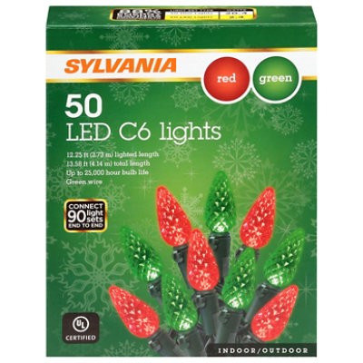 Inl 50ct Led C6 Lights Red Grn - EA - Image 2