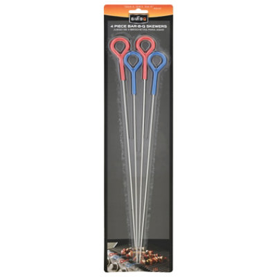 Mr. Bar-B-Q 15in Chrome Bbq Skewers - Each - Image 3