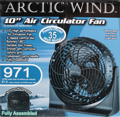Suva 10in Air Circulator Blk - EA - Image 3