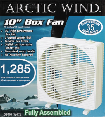 Suva 10in Box Fan White - EA - Image 3