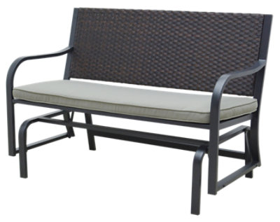 Signature SELECT Steel Woven Glider With Cushion - Each - Image 1