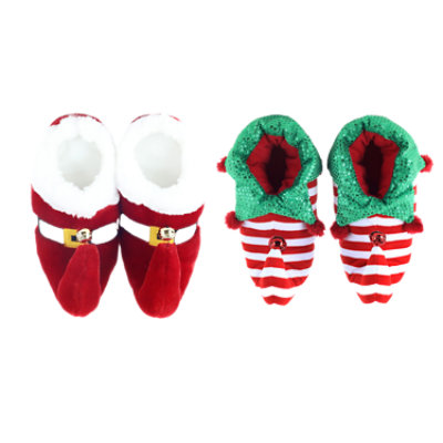 Signature SELECT Santa Elf Slippers Each Albertsons