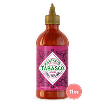 TABASCO Sweet & Spicy Sauce Squeezable Bottle - 11 Oz - Image 1