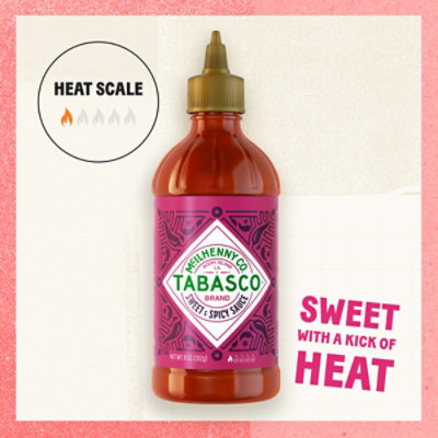 TABASCO Sweet & Spicy Sauce Squeezable Bottle - 11 Oz - Image 2