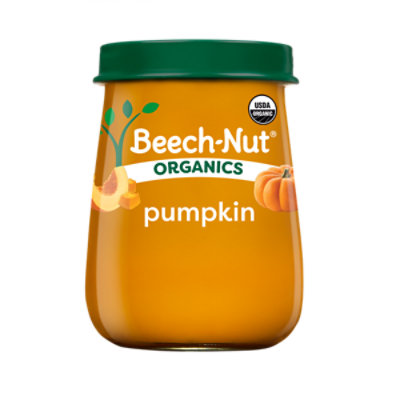 Beechnut Org St 1 Pumpkin Baby Food Jar - 4 OZ - Image 1