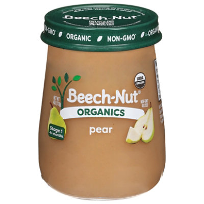 Beechnut Org Stg 1 Pear Baby Food Jar - 4 OZ - Image 2