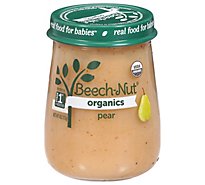 Beechnut Org Stg 1 Pear Baby Food Jar - 4 OZ