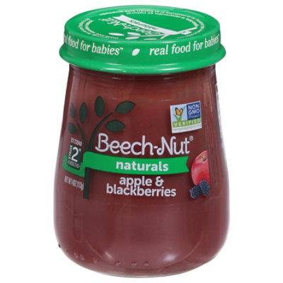 Beechnut Naturals St 2 Apple Blkbry Jar - 4 OZ - Image 2