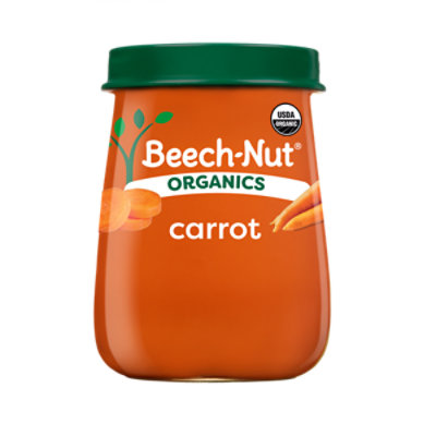 Beech-Nut Organics Stage 1 Carrots Baby Food - 4 Oz - Image 1