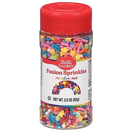 Betty Crocker Rainbow Fusion Sprinkles - 2.9 OZ - Image 3