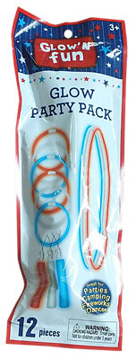 Glow 'N Fun Patriotic Glow Party Pack - 12 Piece - Image 1