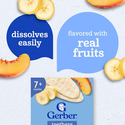Gerber Banana Peach Snack Box for Baby Teethers - 12-1.7 Oz - Image 5