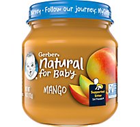 Gerber 1st Foods Natural Mango Baby Food Jar - 4 Oz