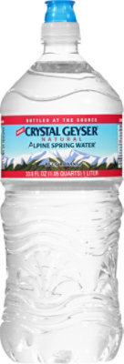 Crystal Geyser Alpine Spring Water Sport - 1 LT - Image 1