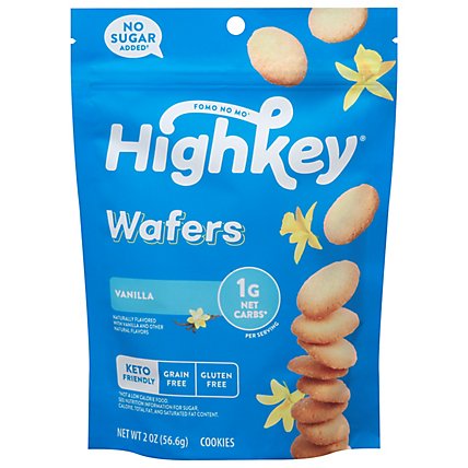 High Key Snacks Cookies Vanilla Wafers - 2 OZ - Image 1