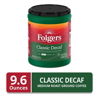 Folgers Decaffeinated Classic Roast - 9.6 OZ - Image 2