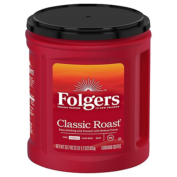Folgers Classic Roast - 33.7 OZ