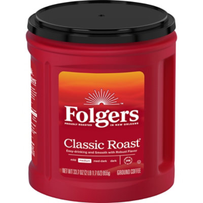 Folgers Classic Roast - 33.7 OZ