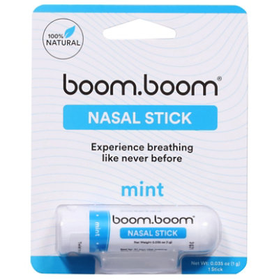 Boomboom Naturals Mint Nasal Inhaler - Each - Image 3